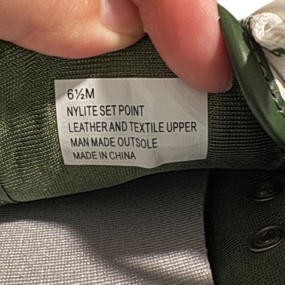 Tretorn Nylite Set Point Womens Green White Sneaker, Size 6.5M WORN ONCE - Picture 10 of 10